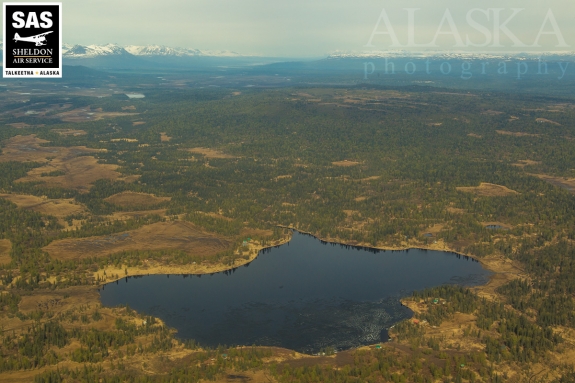 Looking down on Safari Lake, 2014.