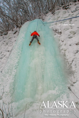 Cleaning the route after putting the anchor in. Mid-December.