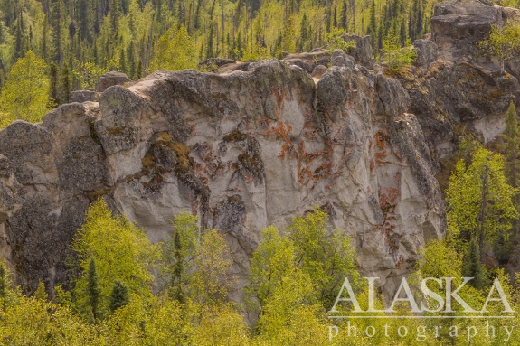 The wall at the top of the Angel Rocks trail.