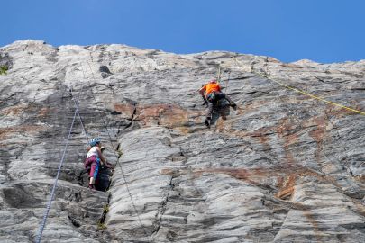 Climbing with a partner is always more fun.