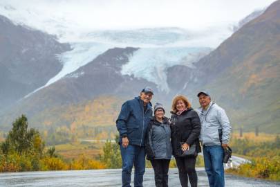 Drive up to Worthington Glacier.