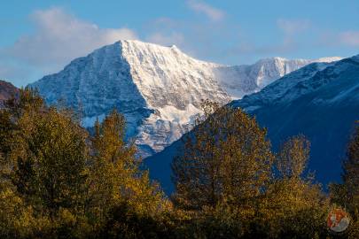 Abercrombie Mountain from the Richardson Highway - Dayville Rd, intersection.