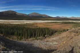 The Agashashok River and Asik watershed. Photo September 15, 2016 by  Josh Koch, USGS. Public domain