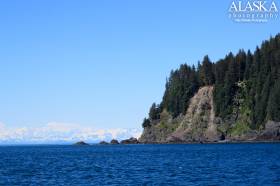 Bear Cape from near Porpoise Rocks in Port Etches.