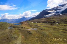 Looking east out over Chitistone Pass,