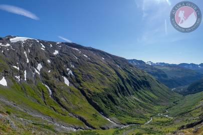 Looking down the north fork drainage of Dead Creek.