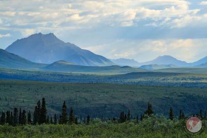 Double Mountain in Denali National Park.