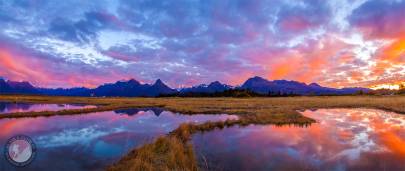 Another sunset out at Duck Flats on the edge of Valdez, Alaska.