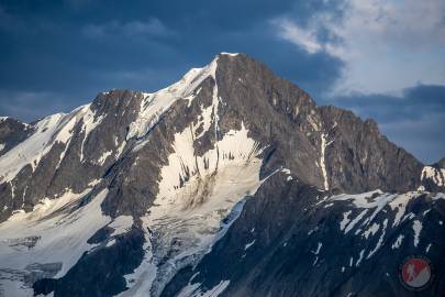 Looking at the north face of East Peak.