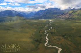 Looking up Klein Creek from above where it enters Beaver Creek.