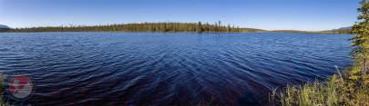 Looking out south across Long Lake with Tanada Peak in the background.