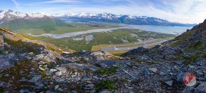 Looking down from the top of Lost Toque Trail. It kind of gives you an idea of how steep it is.