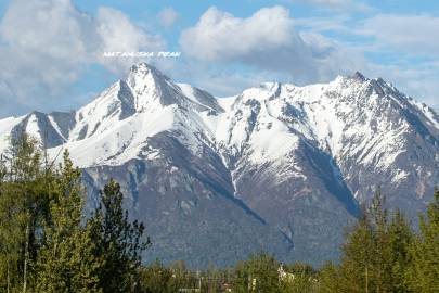 Matanuska Peak from Palmer, Alaska.