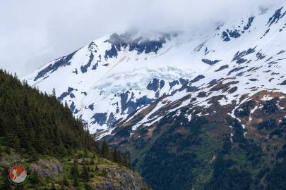 The northwest face of Maynard Mountain.