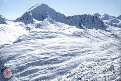 Mount Dimond and the adjacent runs.