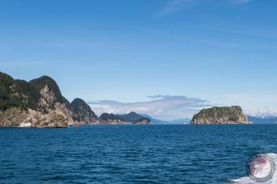 No Name Island across from Aialik Cape, and Aialik Peninsula.