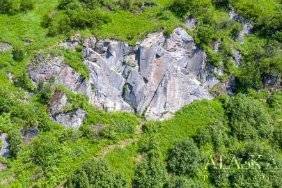 Panorama Point rock climbing crag in Valdez.