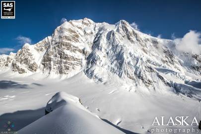 Looking out at Mount Hunter from Radio Control Tower.