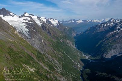 Looking down Sheep Creek, just east of Valdez, Alaska.