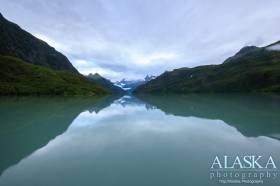 Looking up Solomon Lake, Valdez.