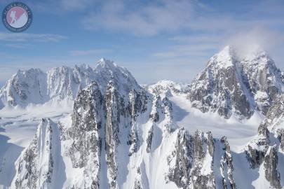 South Troll (front,right), Crown Jewel (back, right), Royal Tower (back, left), Little Switzerland, Alaska Range