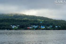 Looking out at Tatitlek from Tatitlek Narrows.