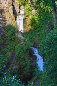 Looking at Thunder Bird Falls from the view platform.