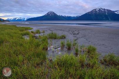 Pyramid Peak behind Turnagain Arm.