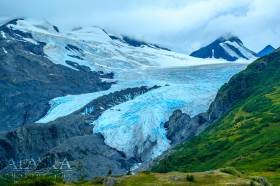 Looking at Worthington Glacier Aug 17, 2016, up on Thompson Pass.