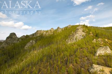 Looking out at the upper rocks of Angel Rocks.