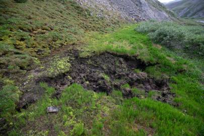 More permafrost failure.