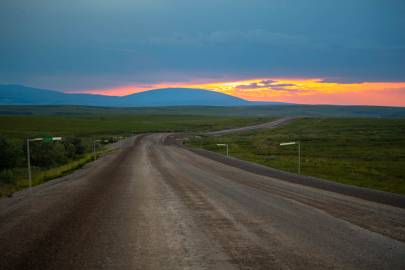 On the north slope