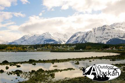 Looking at Fort Seward in Haines and the Chilkat Range in the background. Apologies for poor photo quality. Taken May 13, 2008.