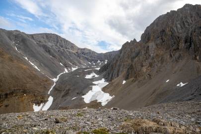 Finally eye-level with sister rock glacier