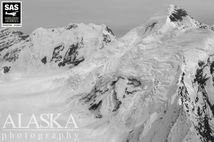 Looking southeast at One Shot Gap and Avalanche Spire.