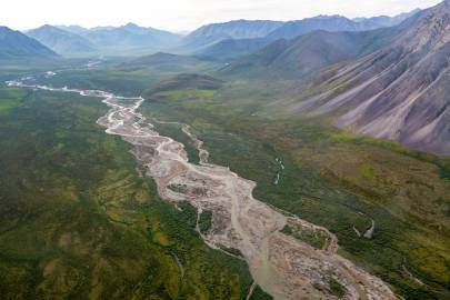 Flying out to Northernmost Glacier